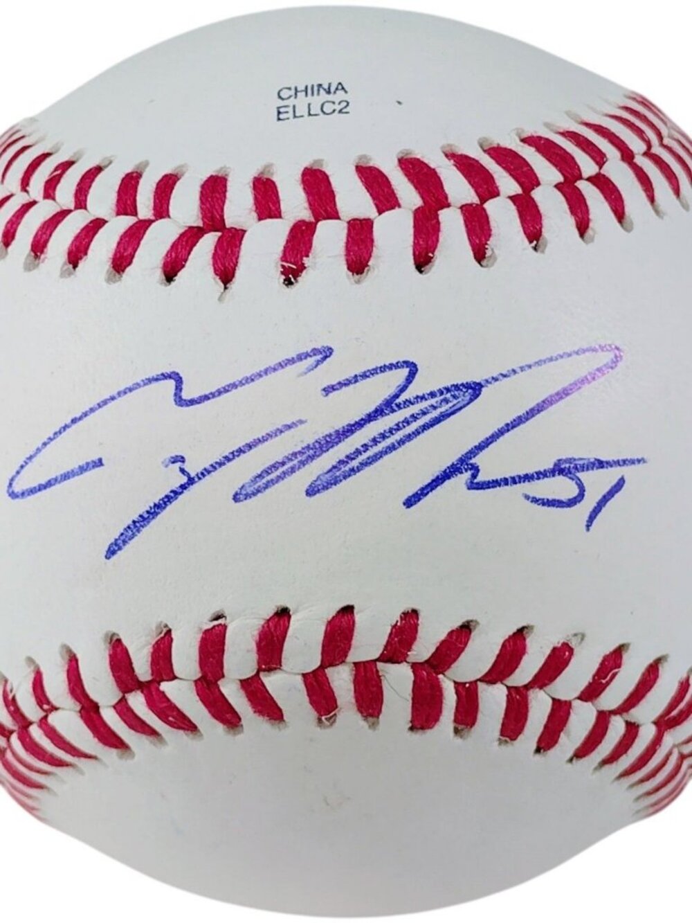 Tyler Mahle Signed Baseball San Francisco Giants Texas Rangers Autograph Proof C